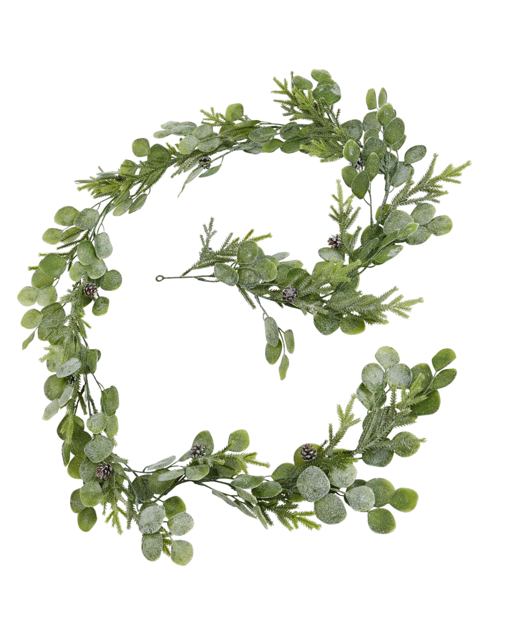 Frosted Pine And Eucalyptus Garland