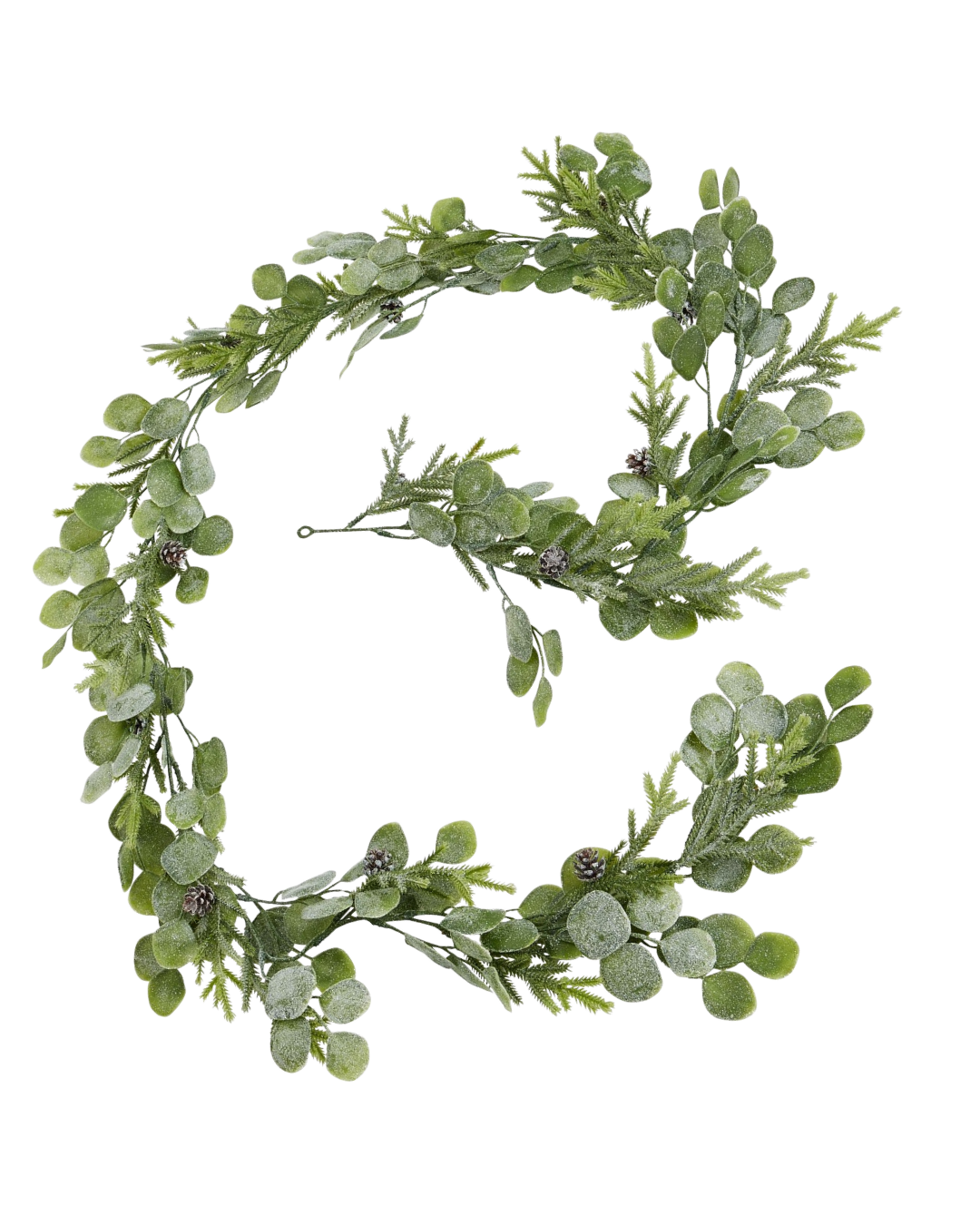 Frosted Pine And Eucalyptus Garland