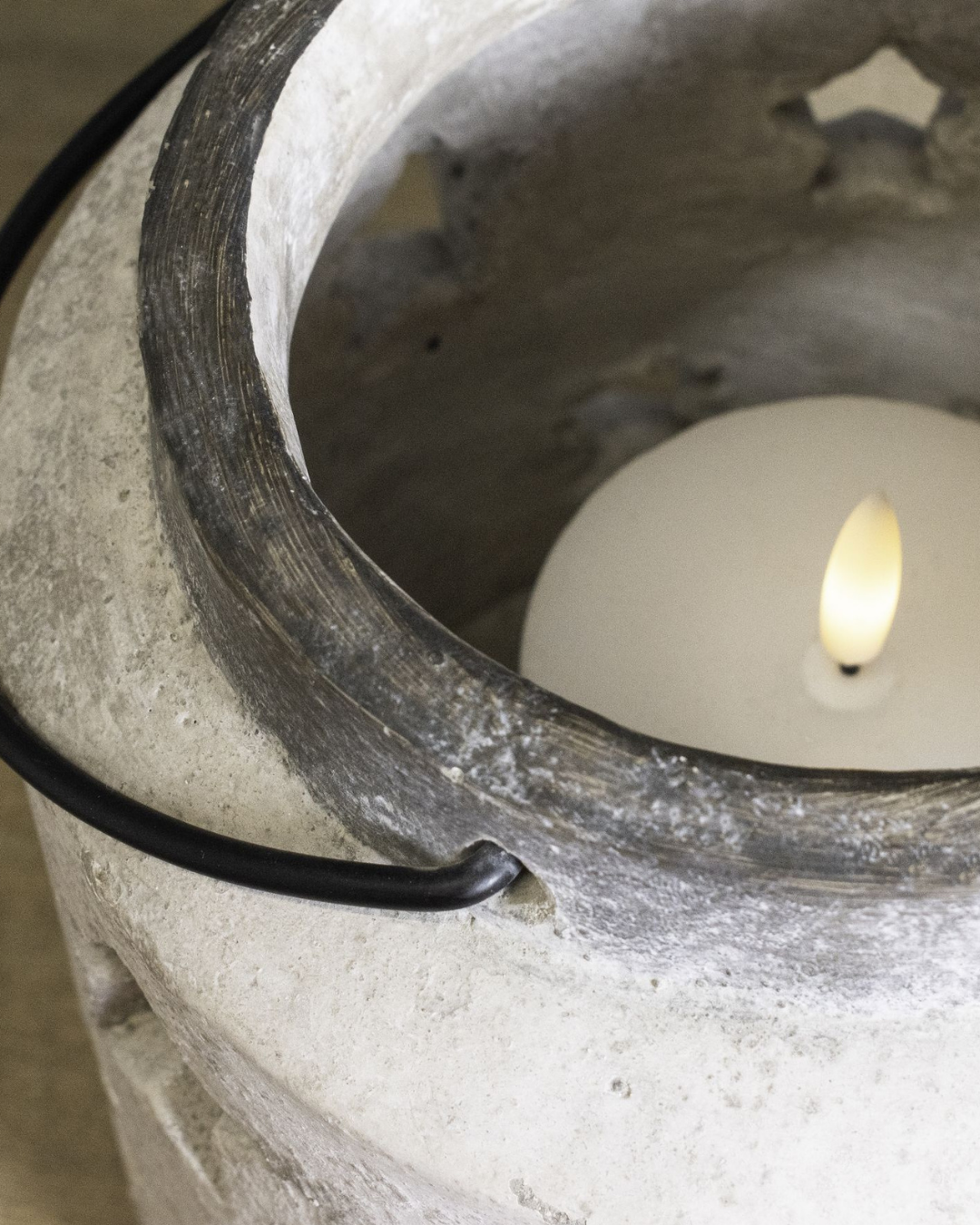 Stone Star Lantern Large