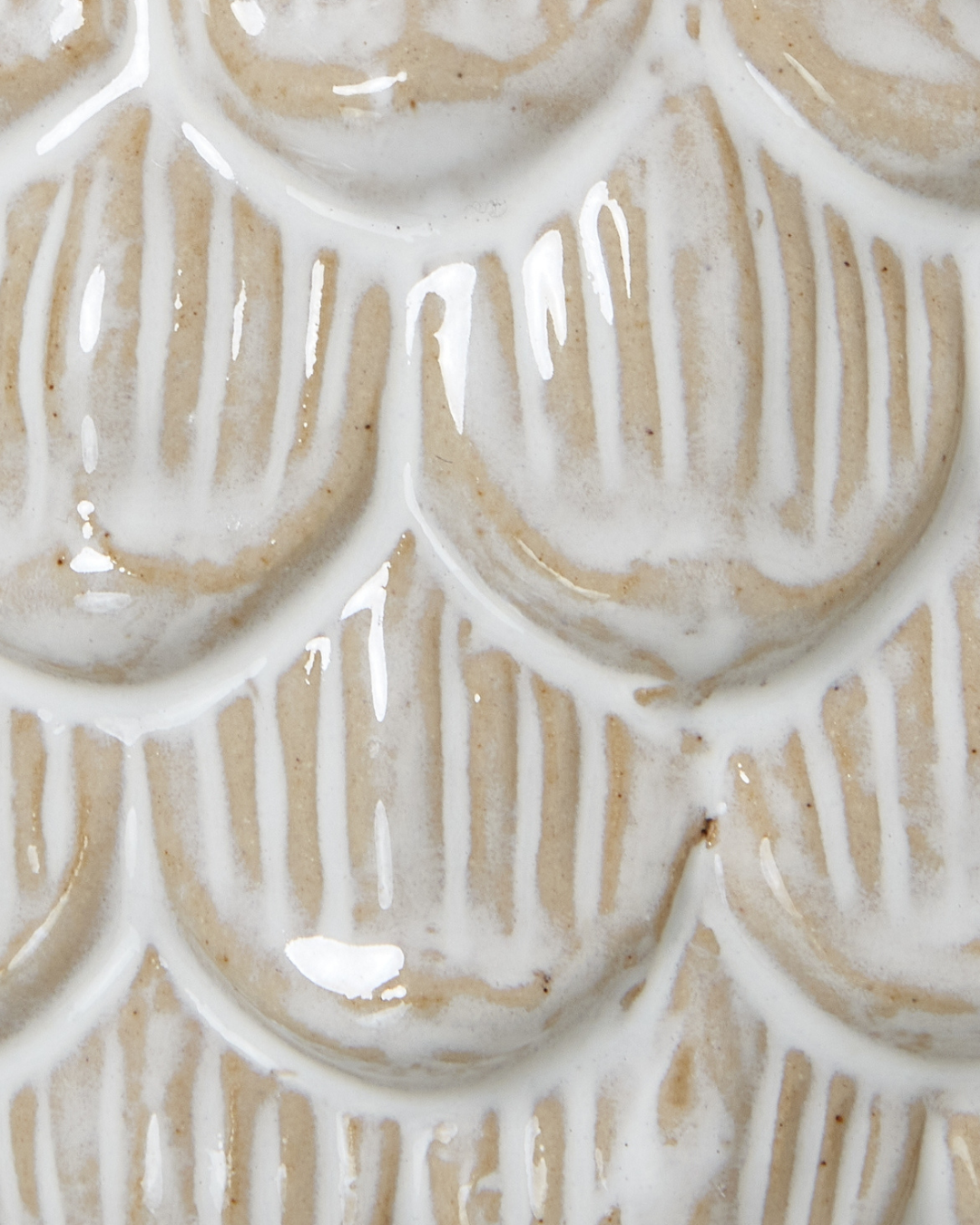 Ceramic Pine Cone Trinket Dish With Lid