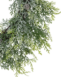 Frosted Pine Wreath With Pinecones