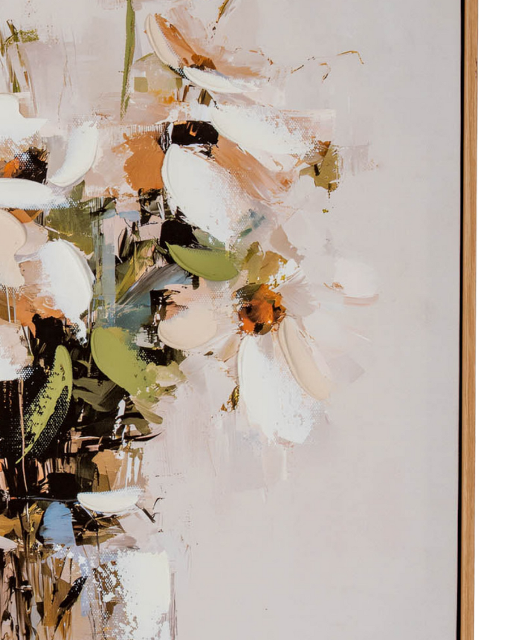 Cosmos Painted Canvas in Frame