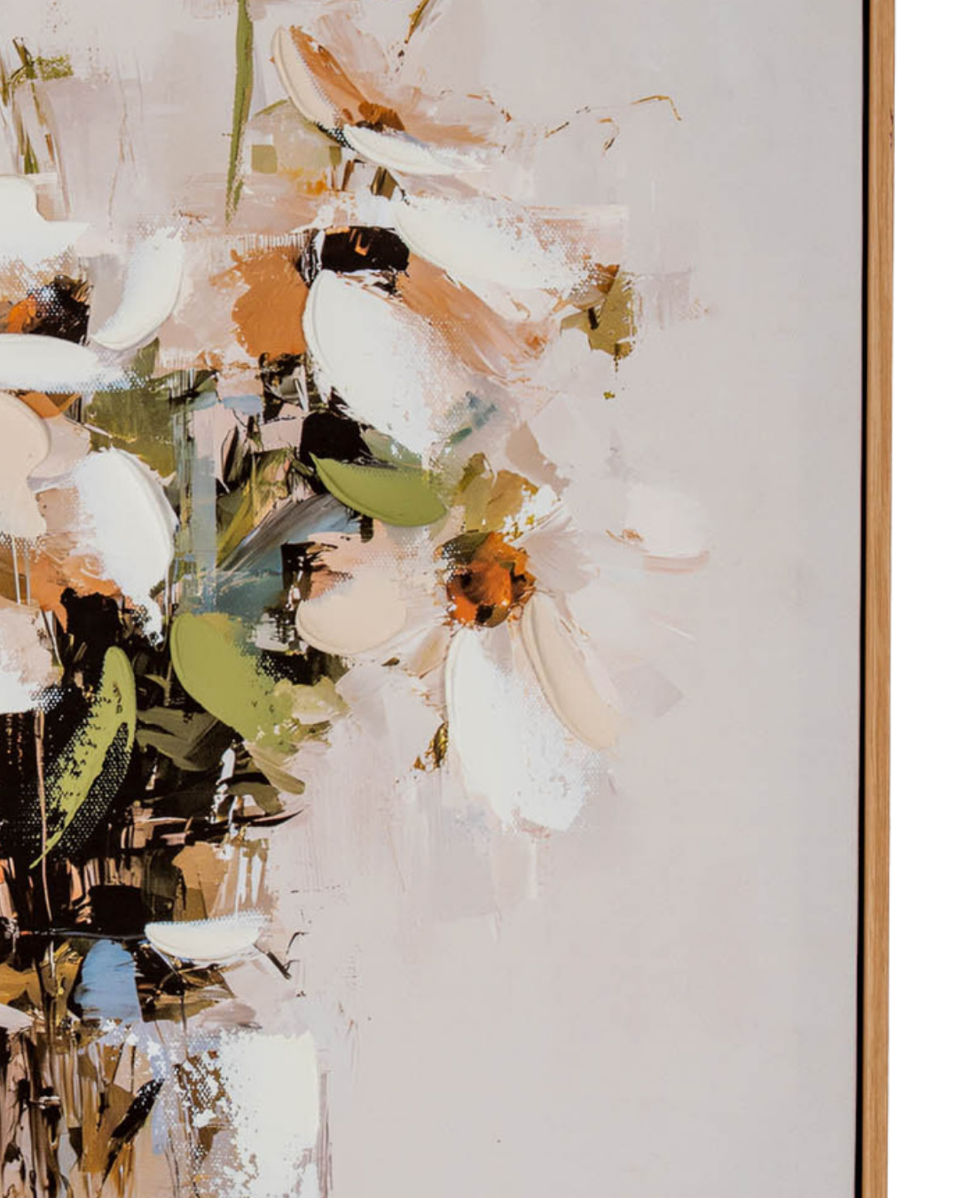 Cosmos Painted Canvas in Frame