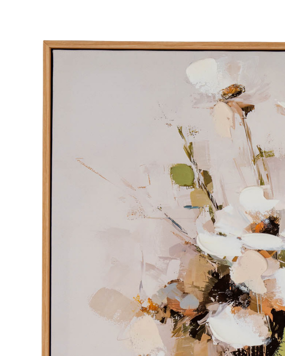 Cosmos Painted Canvas in Frame