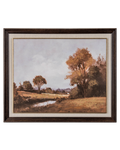 Autumn Landscape Painted Canvas in Frame