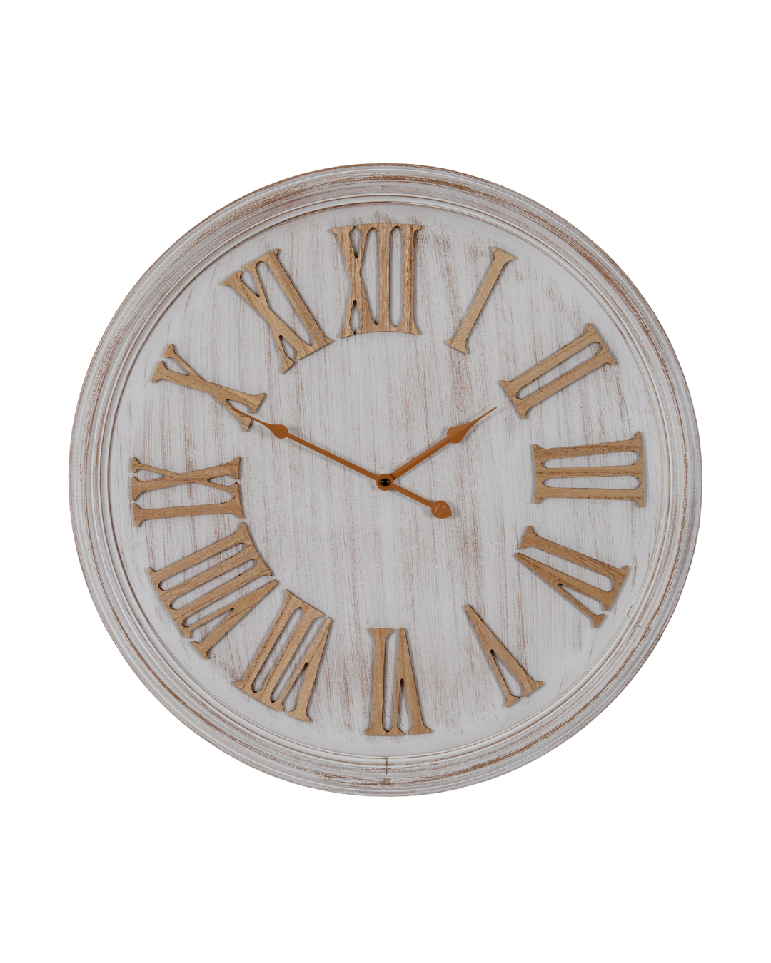 Large White Wash Clock