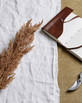 Taupe Faux Dried Pampas Grass Stem