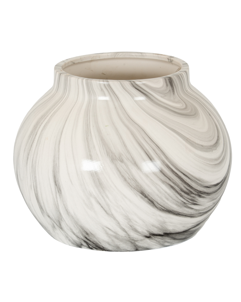 Marble Effect Planter Vase