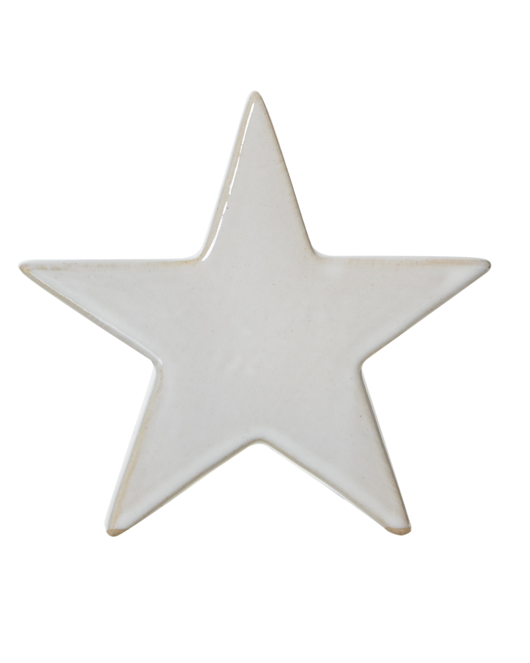 Small Ceramic Standing Star Decoration