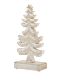 White Wash Collection Wooden Tiered Tree Decoration