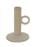 Ceramic Taper Candle Holder With Handle