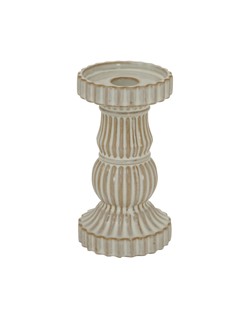 Alora Ceramic Pillar Candle Holder