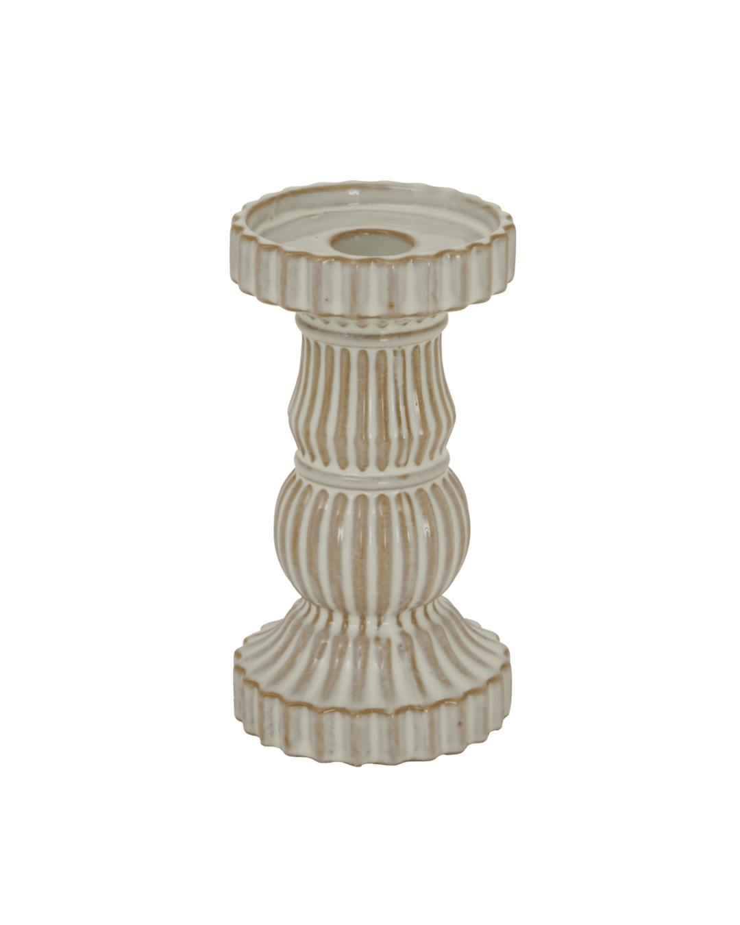 Alora Ceramic Pillar Candle Holder